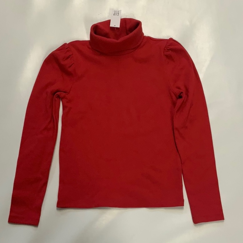NWT Red Turtleneck, girls size L(10)